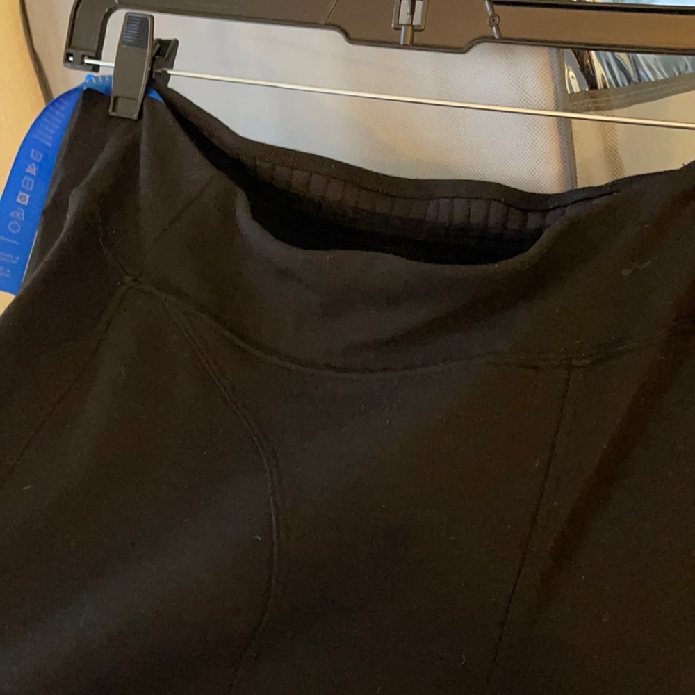Black loose elastic waist